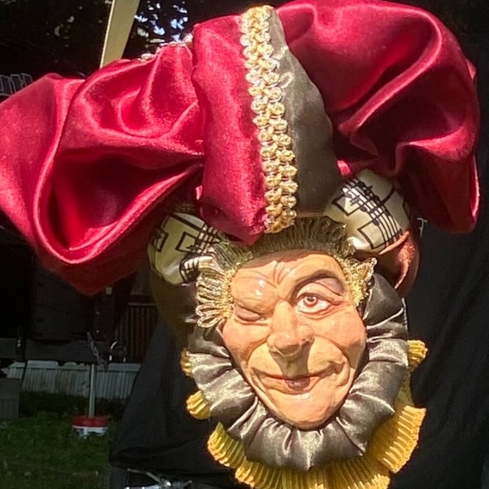 Vintage Wayne Kleski Katherines Collection Jester Cone Doll Retired - Picture 3 of 10
